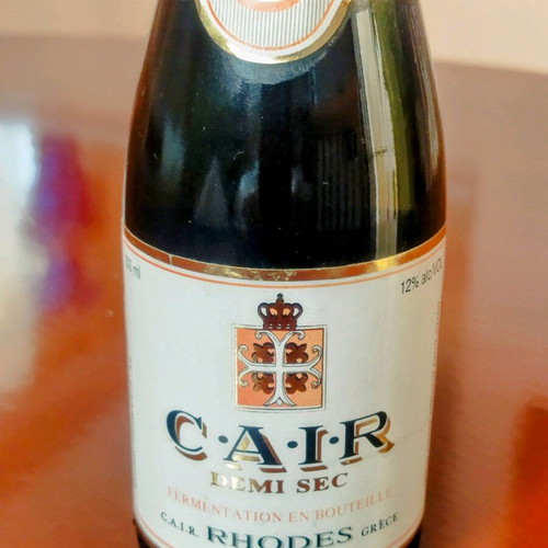 C'A'I'R' Rhodes Demi Sec Champagne 200ml like new vintage