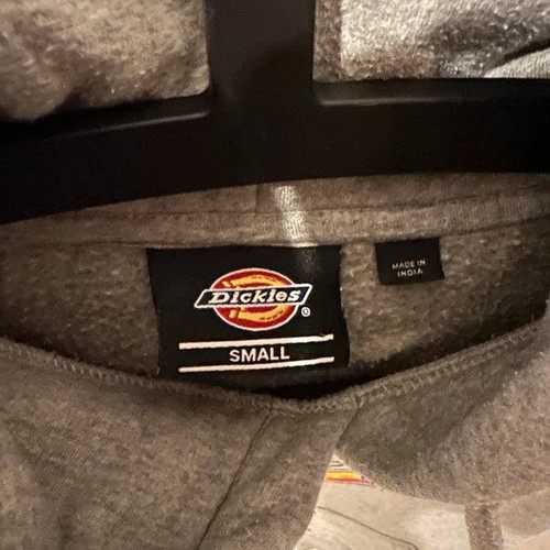 Dickies Hoodie gray like new with large logo