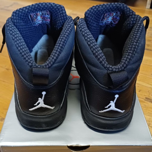 Jordan 10 x Retro Blackout 2005 like new, size 45, black athletic shoes