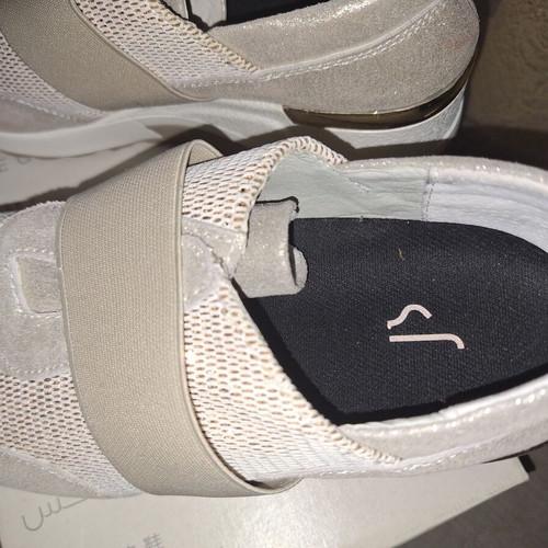 Sportex shoes size 40 like new, beige and gold