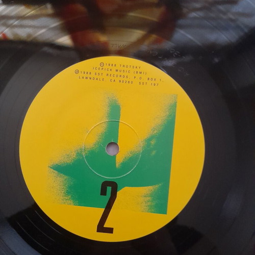 Trotsky Ice Pick vinyl record used with poster, rock