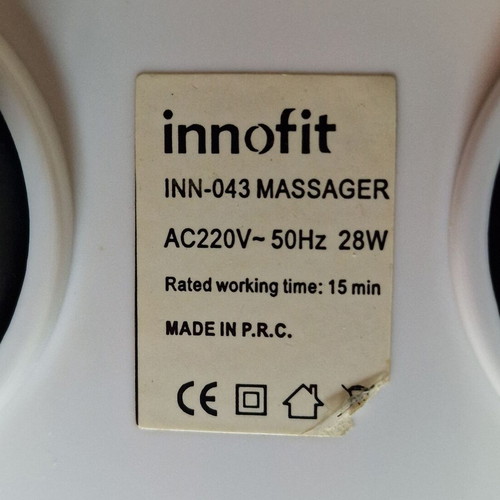 Innofit Hand Massager used with three interchangeable heads