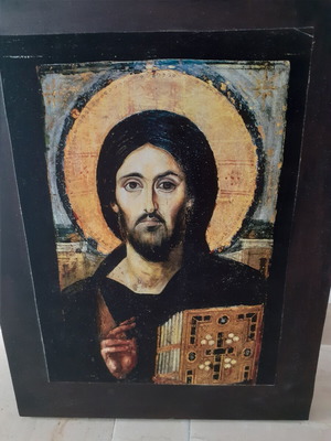 Wooden Handmade Religious Icon new, 41x28 cm