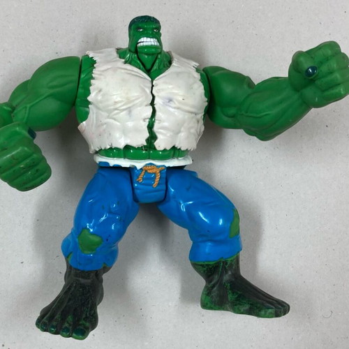 TOY BIZ Marvel 1996 Electronic Raging Hulk μεταχειρισμένο