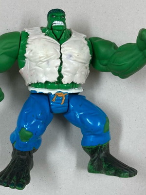 TOY BIZ Marvel 1996 Electronic Raging Hulk μεταχειρισμένο