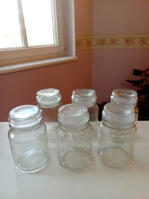 Kitchen jars like new, set of 6 pieces