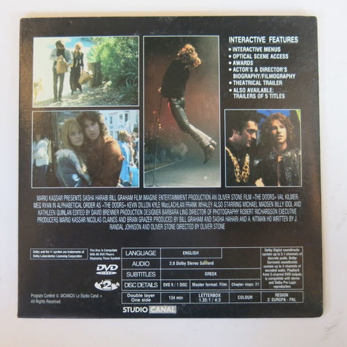 The Doors DVD used with subtitles from CineVima series