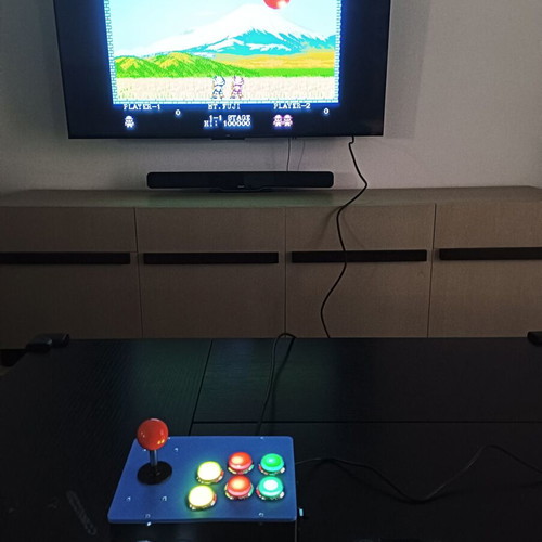 Retro Arcade Console with LED Buttons new