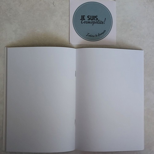 French learning notebooks new with 30 sheets and stickers