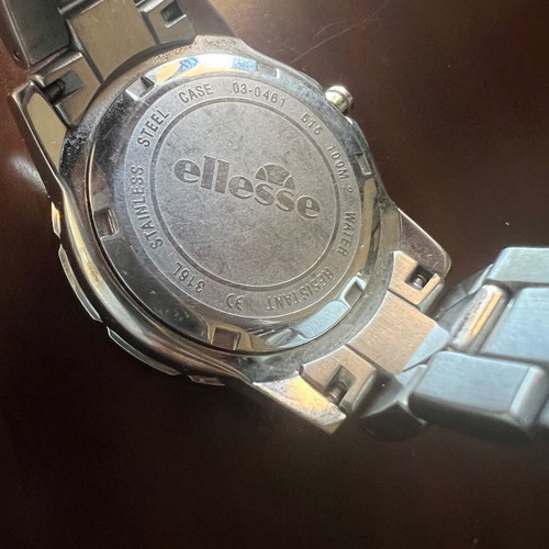 Ellesse women's watch used with stones and stainless steel bracelet