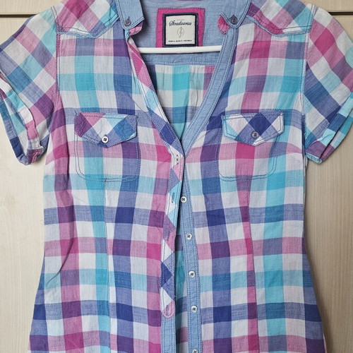 Stradivarius shirt used, size S, multicolor