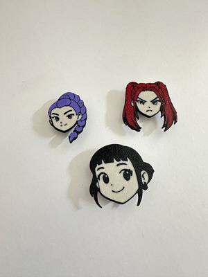 Charms για crocs Huntrix σετ των 3