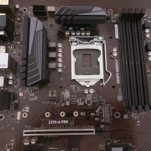 MSI Z370-A PRO motherboard with box