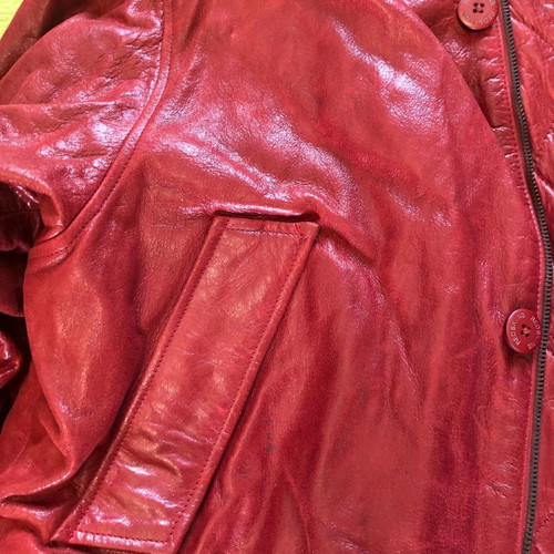 Redskins Leather Half Coat