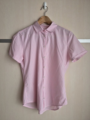 Pink striped Marc O’Polo shirt with short sleeves like new, size M