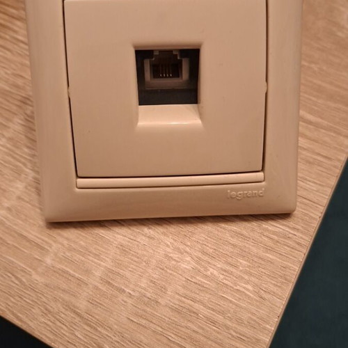 Valena telephone socket flush mount complete new