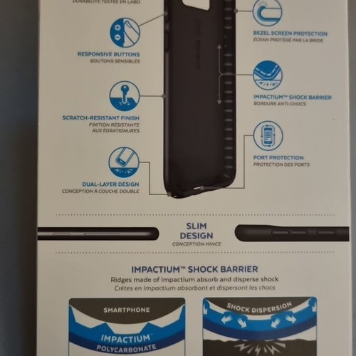 Samsung Galaxy S8+ Plus Speck Presidio case new black