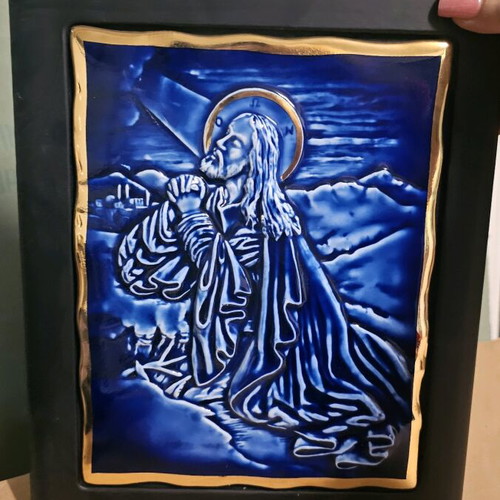 Icon of Jesus praying like new