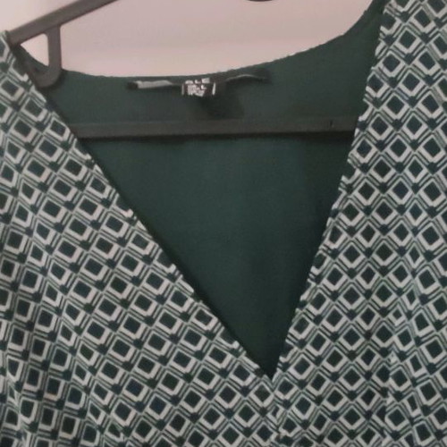 A.L.E. dress green with pattern new, size L