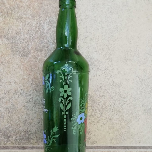 Collectible Bost bottle used with 1970 painting