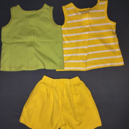 Chicco baby set 3-6 months like new, cotton