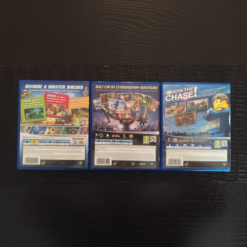 LEGO 3-Game Bundle for PlayStation 4 used, City Movie Worlds