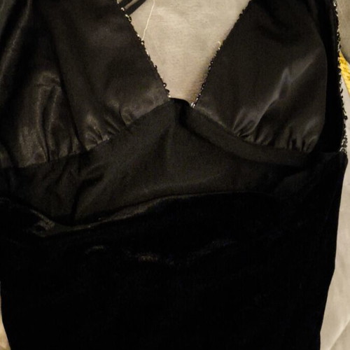 Evening dress velvet black, off-shoulder, new