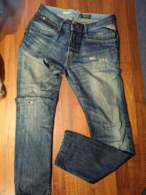 Replay men's denim pants used, size M