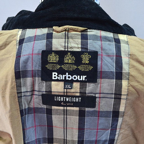 Barbour Lightweight Royston Wax Jacket XXL, blue
