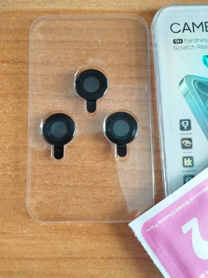 Privacy screen glass and camera lenses for iPhone 12 Pro like new