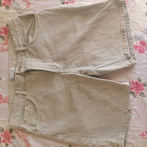 ZARA men's vintage summer shorts new, beige, sizes XL-XXL