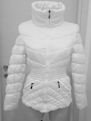 Jacket with elastic waist white like new
