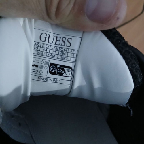 Guess men's shoes like new, black, size 44
