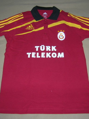 Galatasaray ποδοσφαιρική μπλούζα πόλο καινούργια 2009-2010 Adidas μέγεθος S