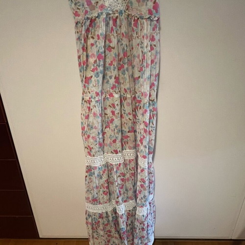 Miss June women's floral dress like new, multicolored, long