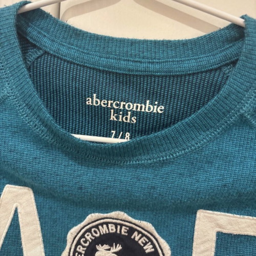 Abercrombie & Fitch Kids Petrol T-Shirt New