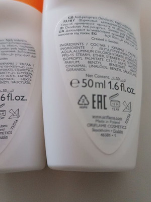 Σύνολο 3 Ρολ-όν Oriflame Activelle Power Move