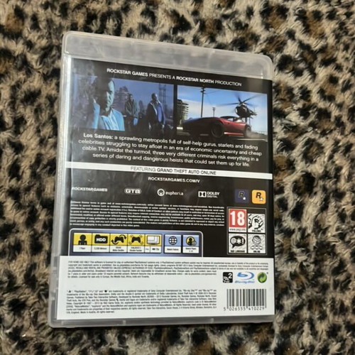 Grand Theft Auto V PlayStation 3 (PS3) like new