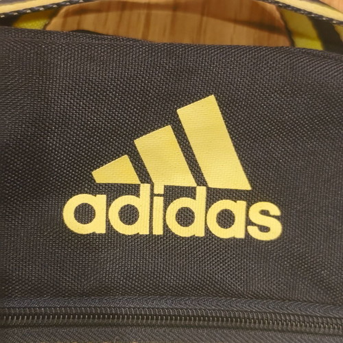 Adidas Sweden SvFF Football Boot Bag used, navy blue and yellow