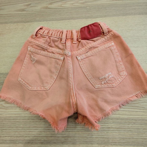 Zara denim shorts like new, pink, age 8-9 years