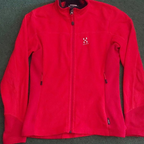 Haglofs fleece red like new, size S