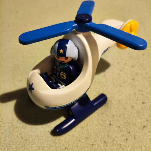 Playmobil helicopter for babies like new