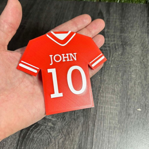 Custom decorative football jersey made to order