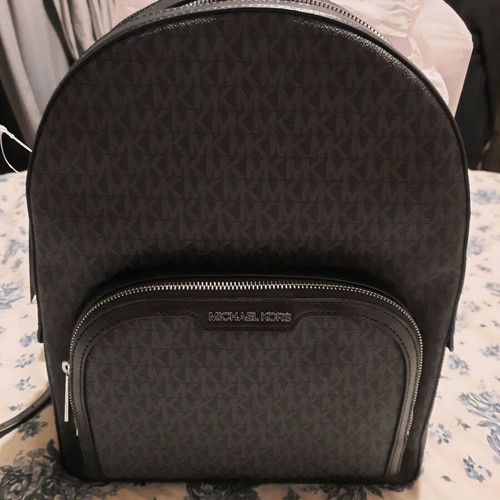 Michael Kors Jaycee black backpack new with tag