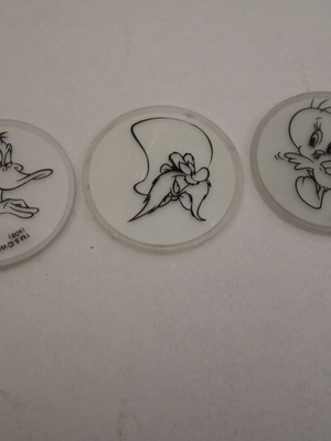 Looney Tunes tags, set of 3