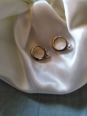 Earrings stainless steel new