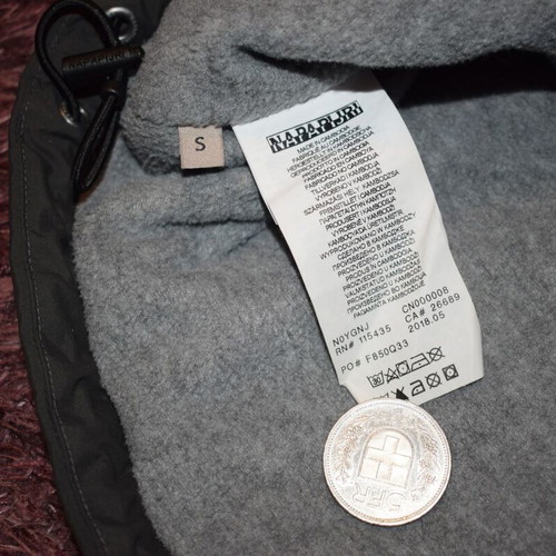 Napapijri Rainforest Winter Jacket / Anorak size S like new, green