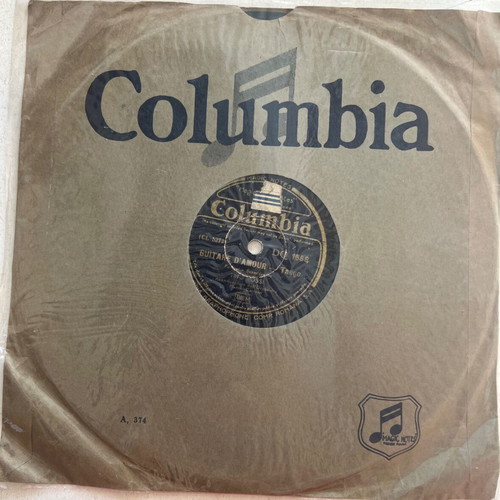 Vintage gramophone records used, pack of 4, in good condition