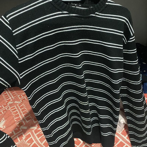 Men's striped pullover XXL like new