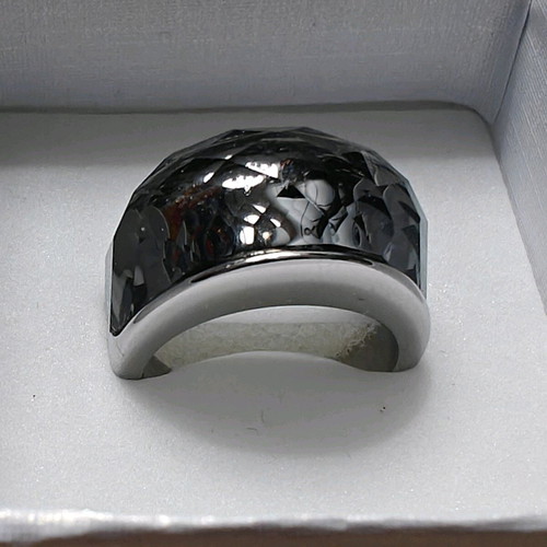 Ring new, gray, size 19 mm Ø